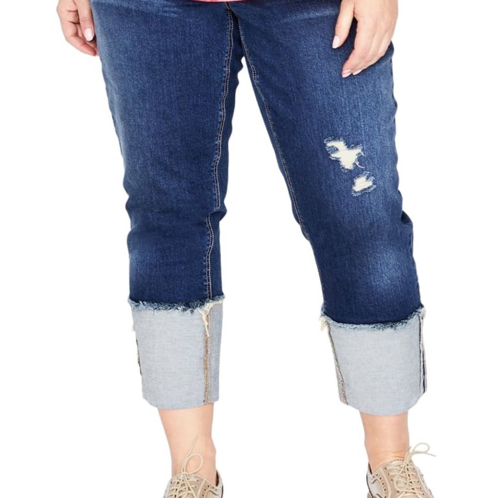 RACHEL Rachel Roy Wide Cuff Jean Size 20